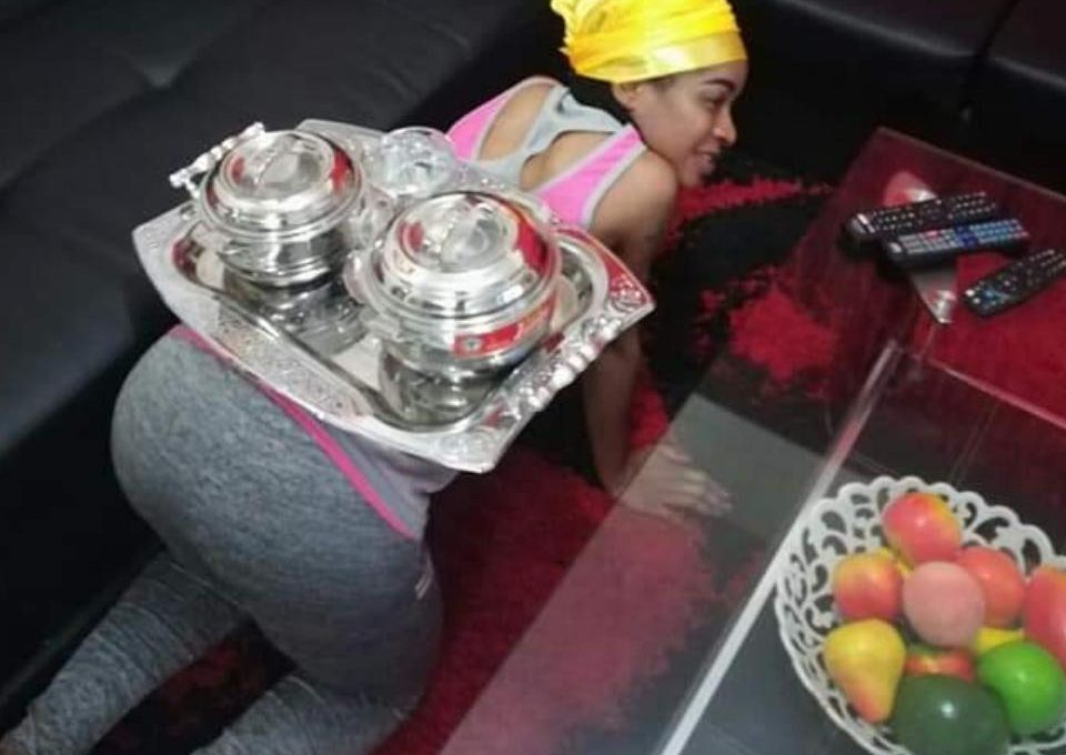 Nigerian Woman Goes On All Fours Everytime She Serves Her Husband