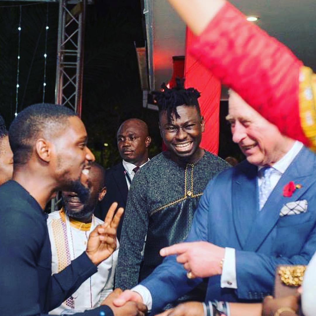 Tobi Bakre Meets Prince Charles In Ghana (2)