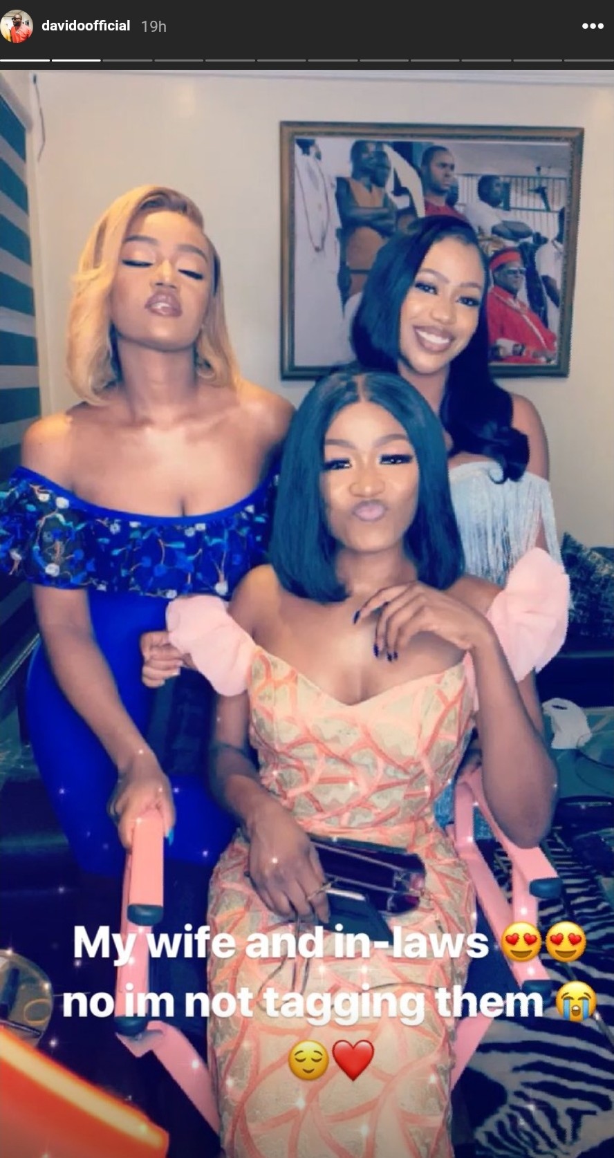 Davido Shares Clip Of Chioma And Her Sisters (2)