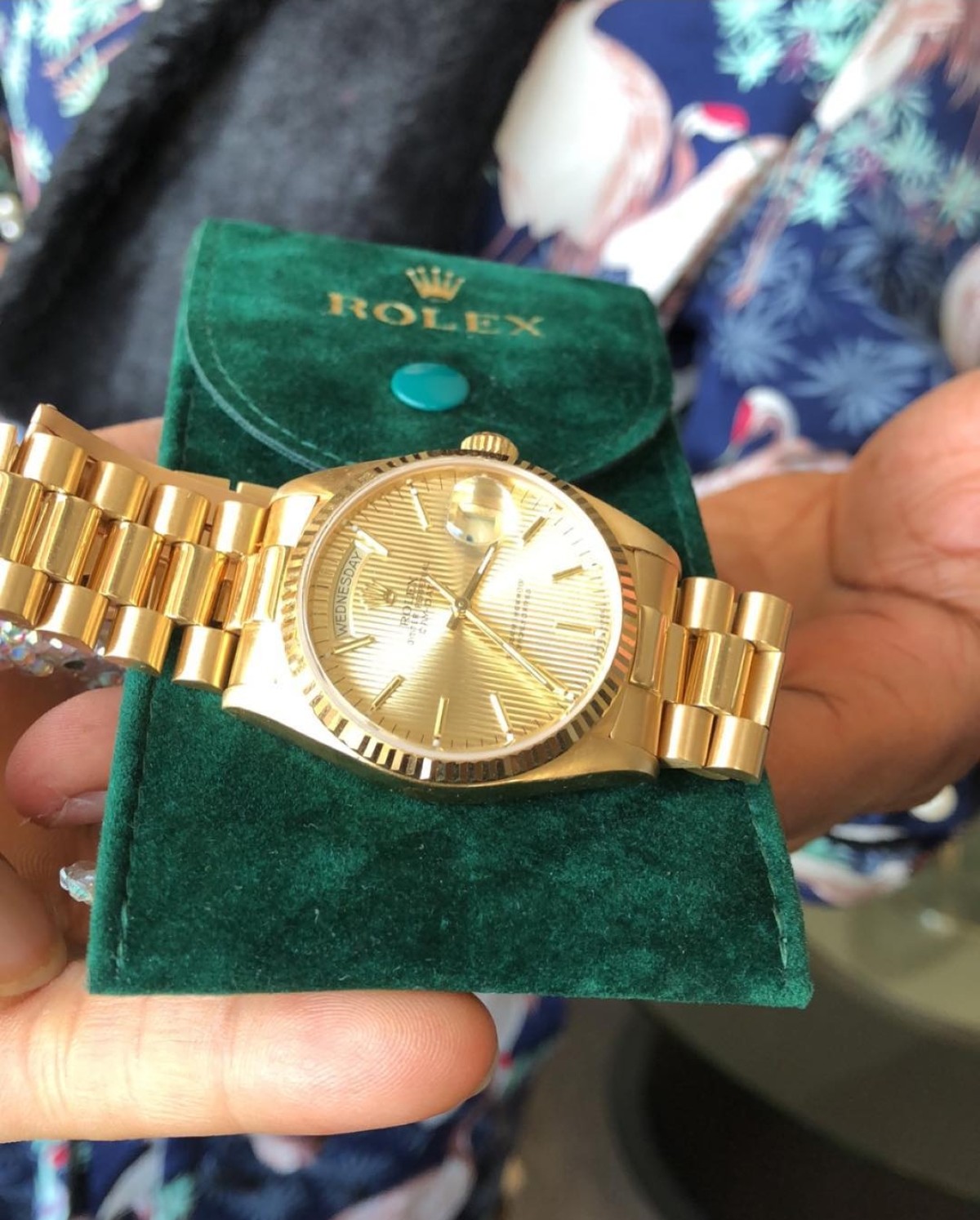 Bobrisky Gets A Rolex As Gift From His Bae (2)