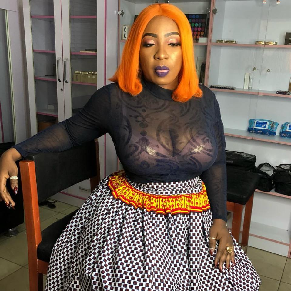 Anita Joseph Exposes Her Cleavage In Sheer Top