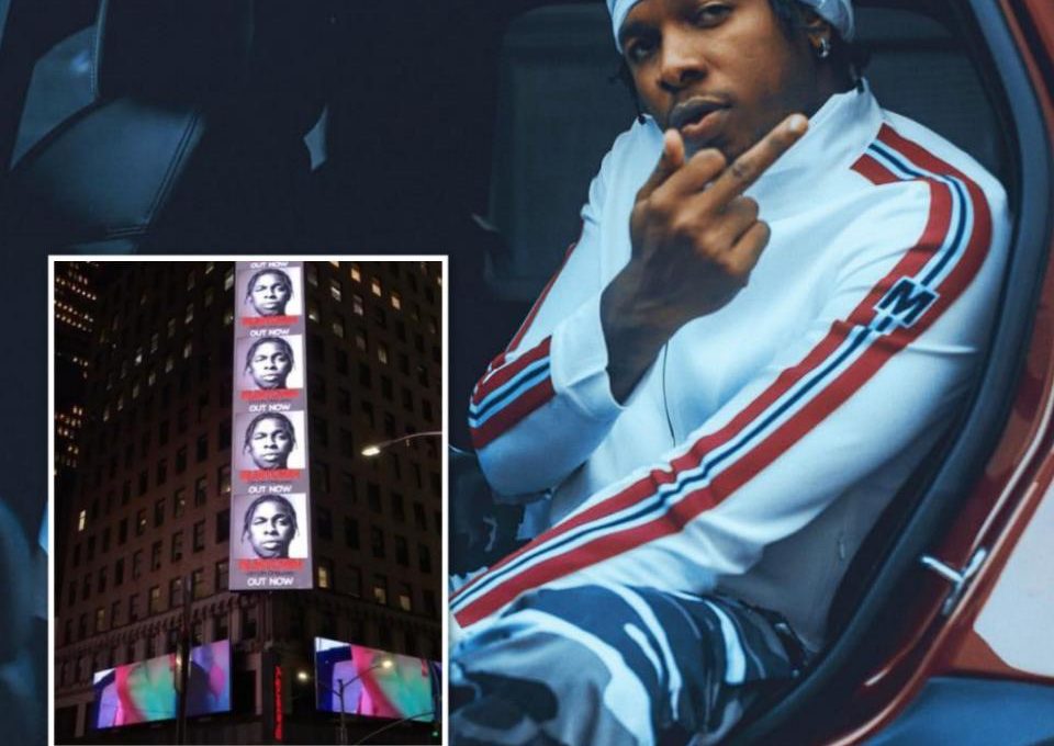 Runtown's Billboard Spotted In Times Square
