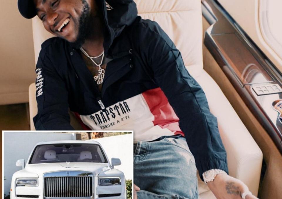 Davido Shows Off His New Rolls Royce