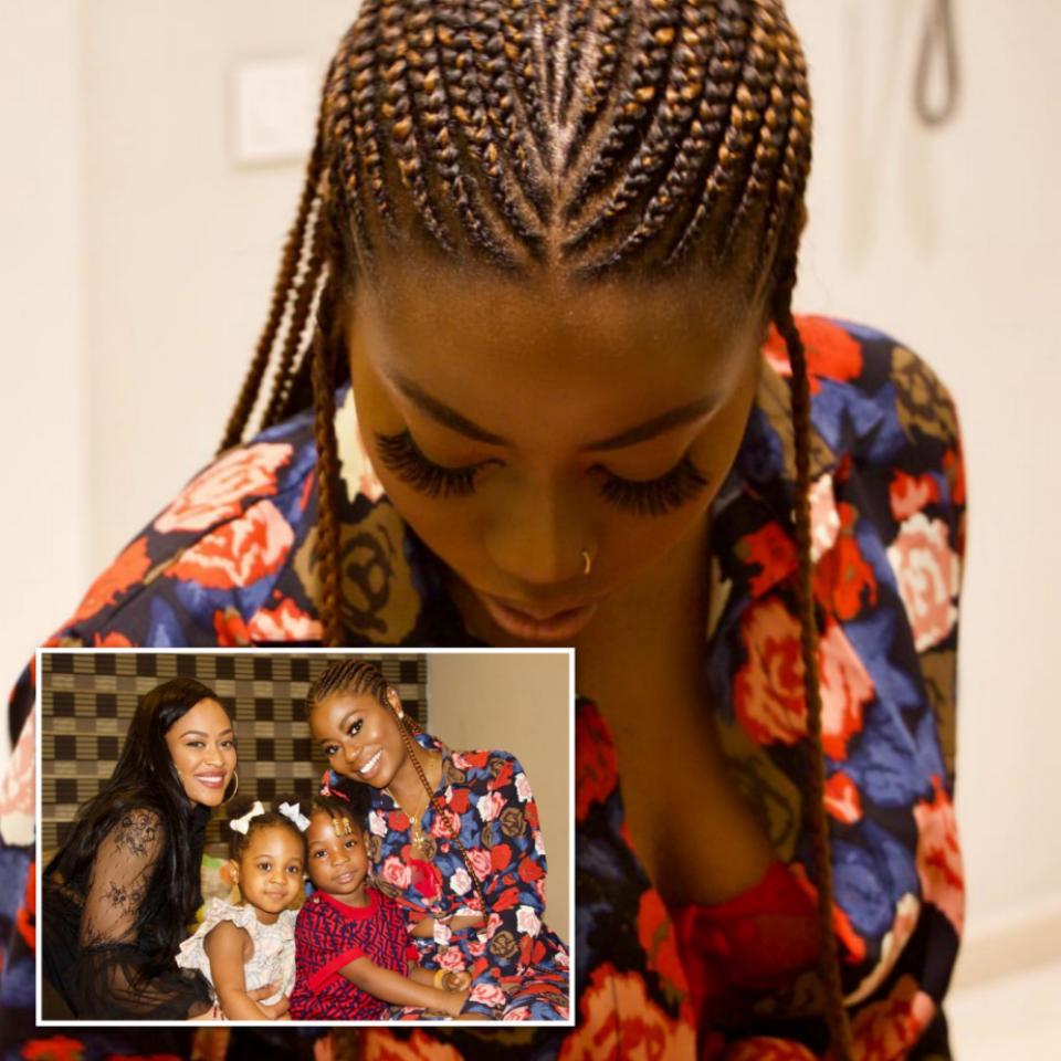 Davido’s Daughters Pose Together