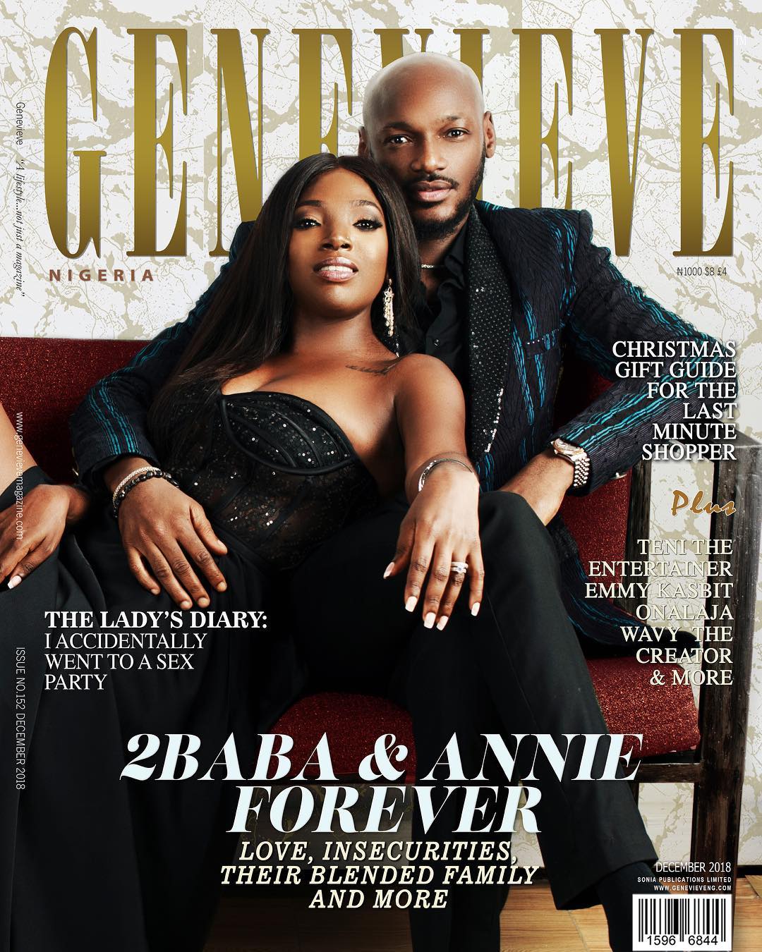 Tuface And Annie Idibia Cover Genevieve Magazine