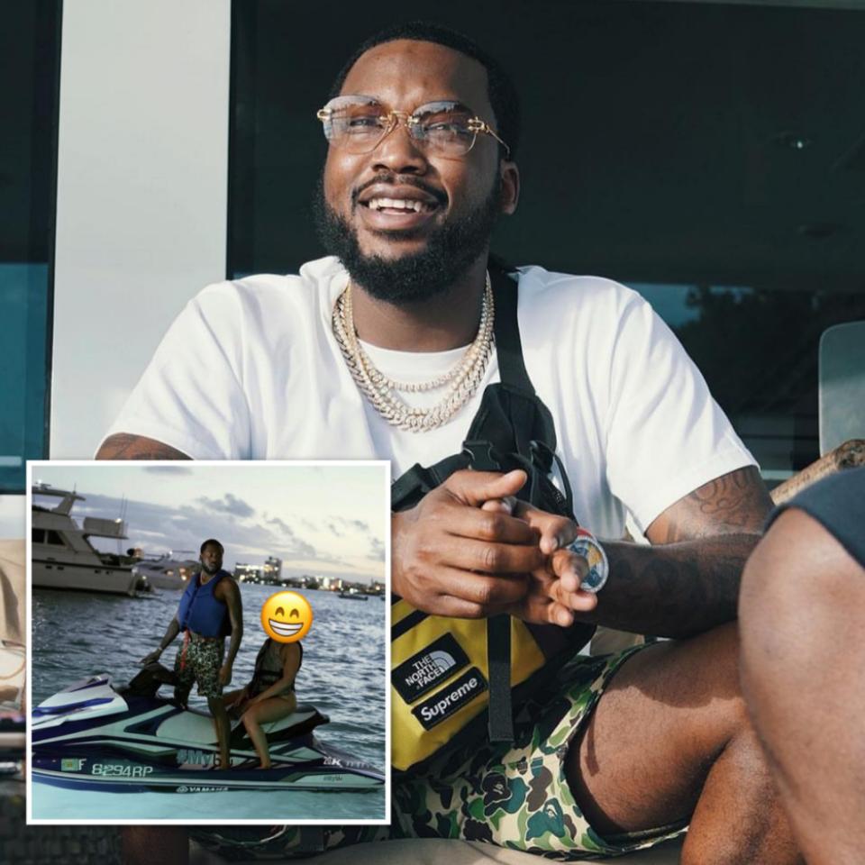 Meek Mill Mystery Bikini Woman Photo