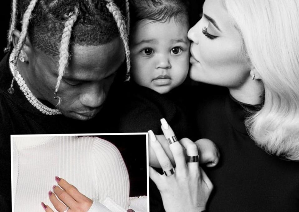 Photos Kylie Jenner Diamond Ring Sparks Engagement Rumours With Travis Scott 6439