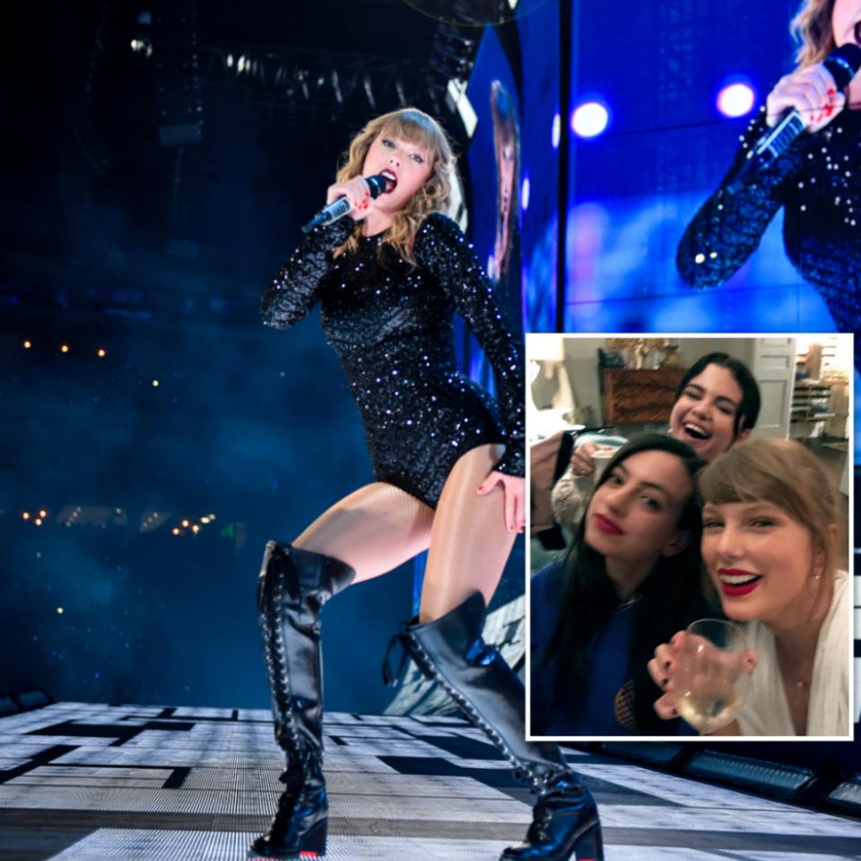 Taylor Swift Celebrates '20wineteen' With Selena Gomez And Cazzie David