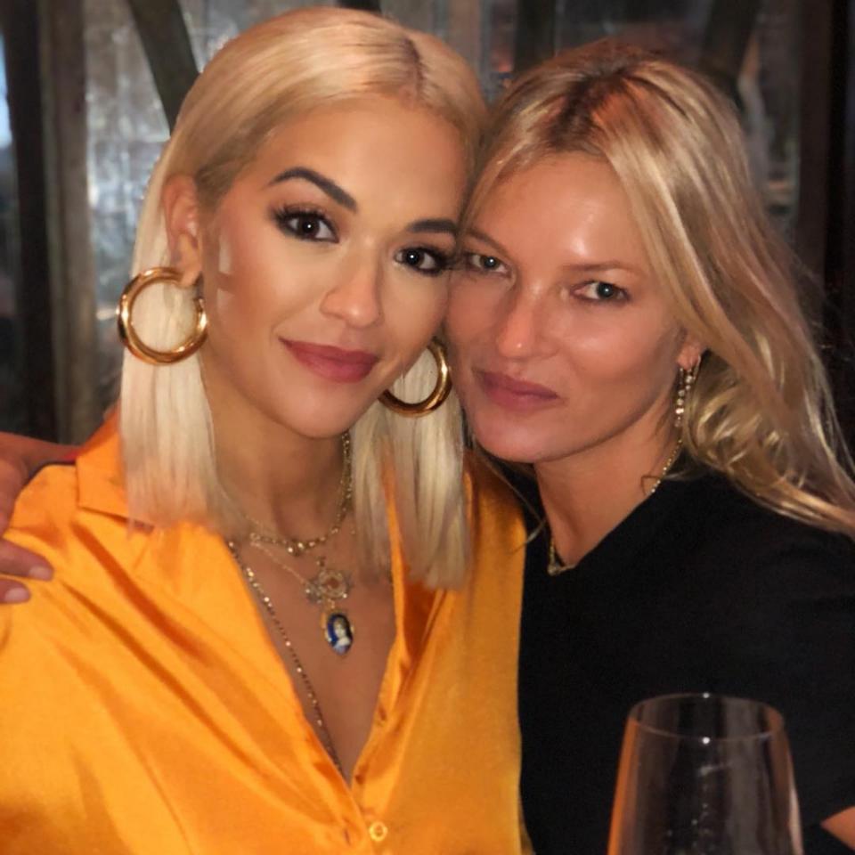 Rita Ora Marks Kate Moss' 45th Birthday With Saucy Bed Snap