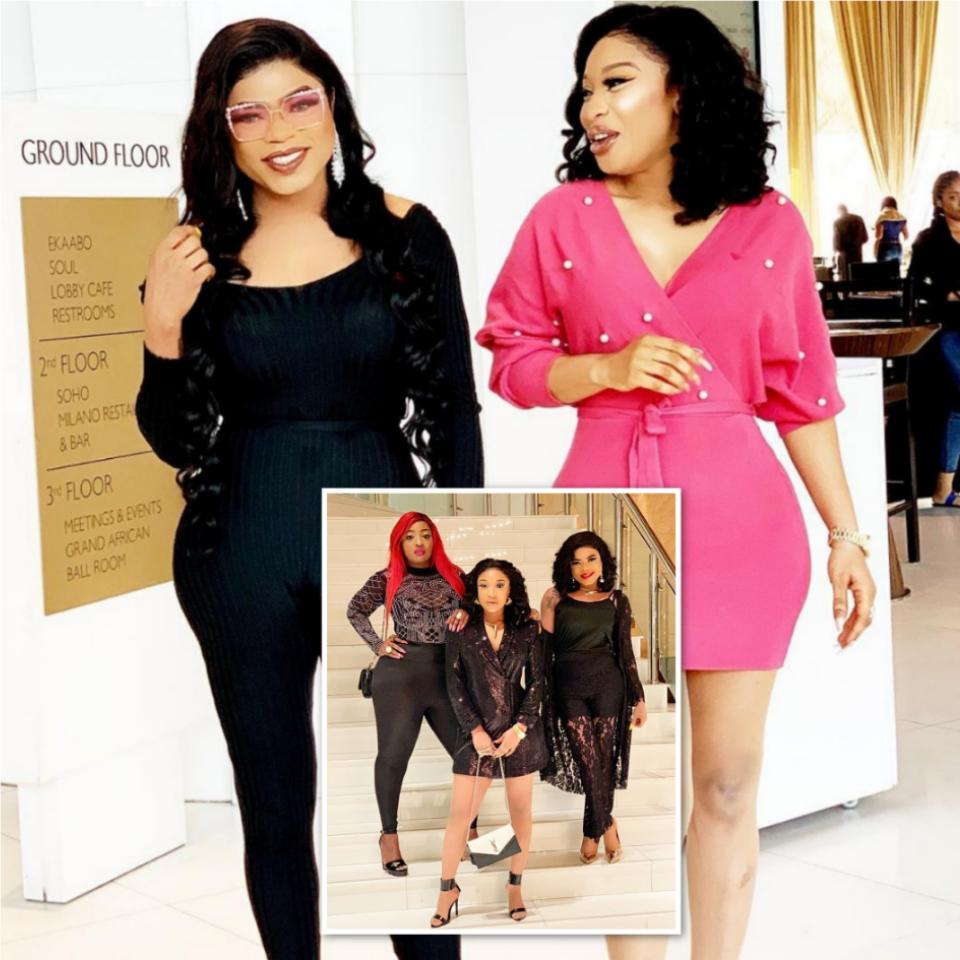 Tonto Dikeh And Bobrisky In New Photos