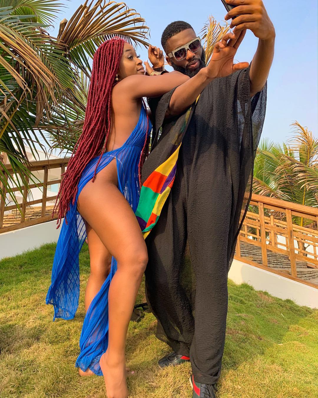 Efia Odo Pictured With Swankyjerry