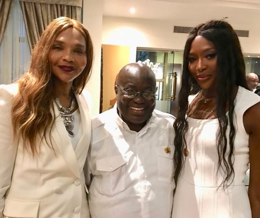 Naomi Campbell Meets Nana Akufo-Addo In Accra