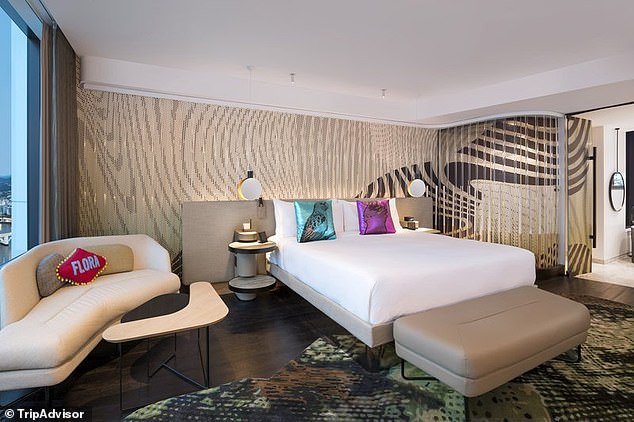 See Inside Nicki Minajs 4500 A Night Extreme Wow Suite At The W Hotel Brisbane Photos 