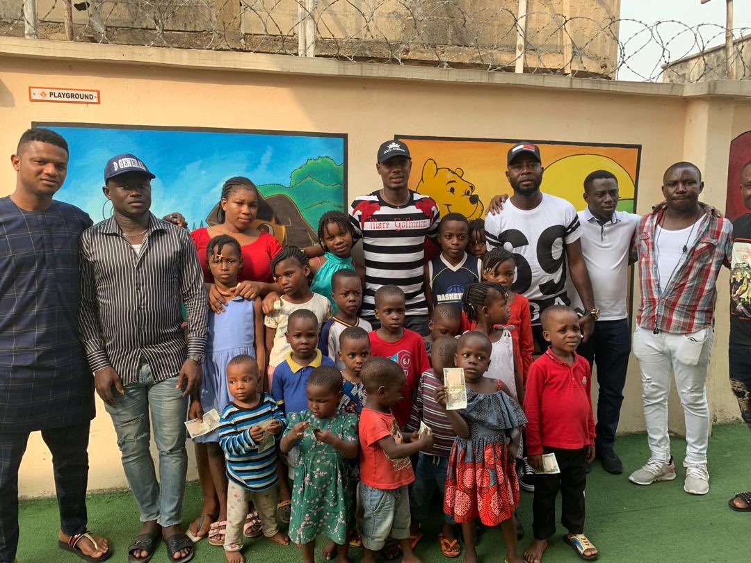Odion Ighalo Spends Time With Homeless Kids At His Orphange (3)
