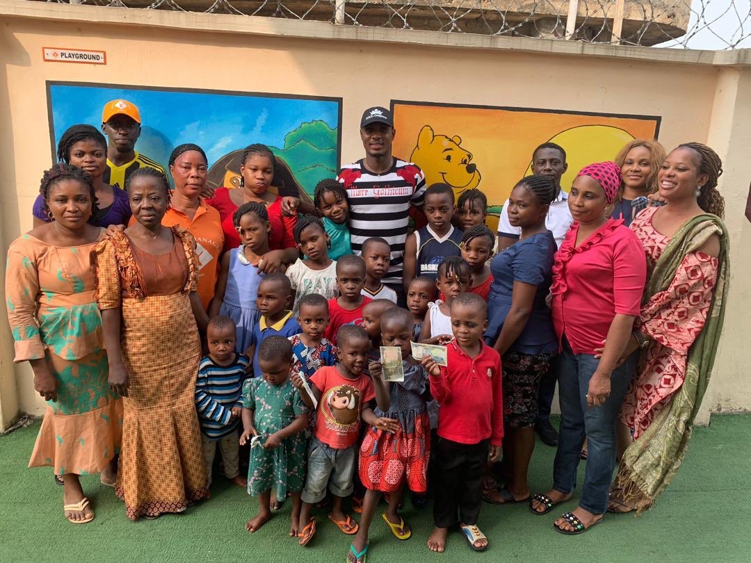 Odion Ighalo Spends Time With Homeless Kids At His Orphange (4)