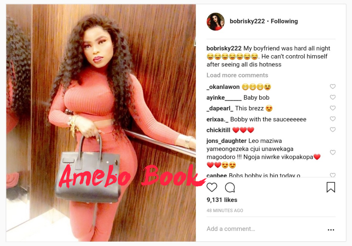 Bobrisky Says He's Boyfriend Was Hard All Night (2)