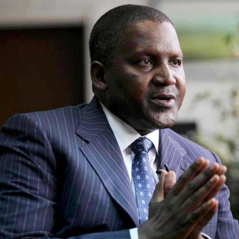 Aliko Dangote 64th Richest In The World