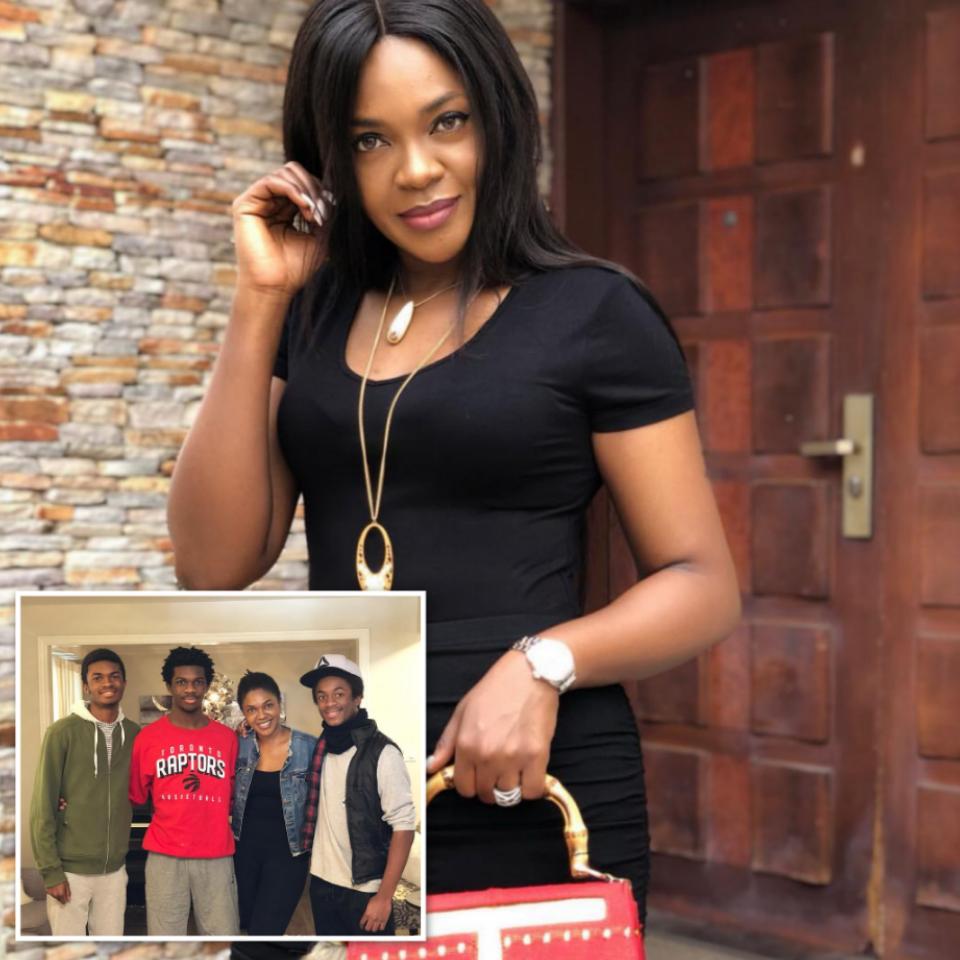 Omoni Oboli Shares Photo With Her Sons