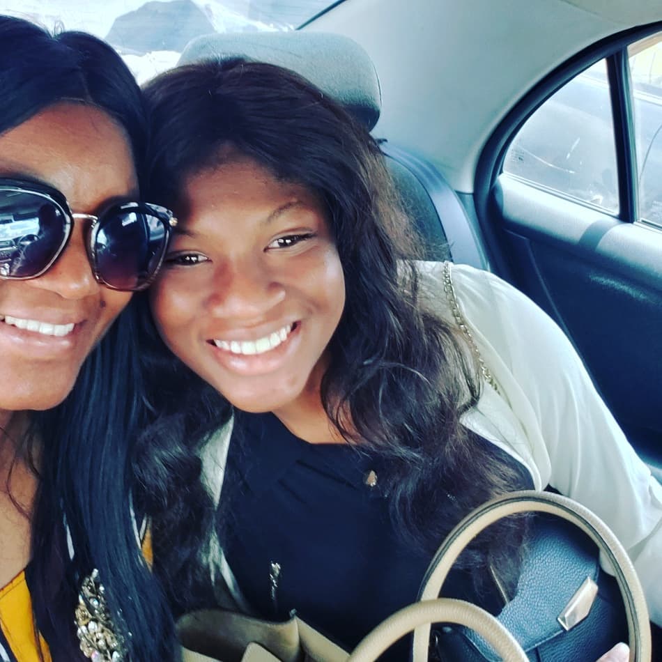 Omotola Jalade Celebrates As Daughter Princess Returns Home After 2 Years (3)