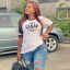 Destiny Etiko Shows Off Hot Legs While Rocking Mini Skirt