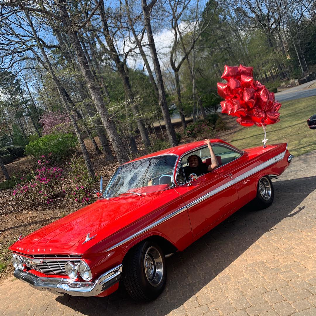Saweetie Gifts Quavo 1961 Chevy Impala For His 28th Birthday (2)