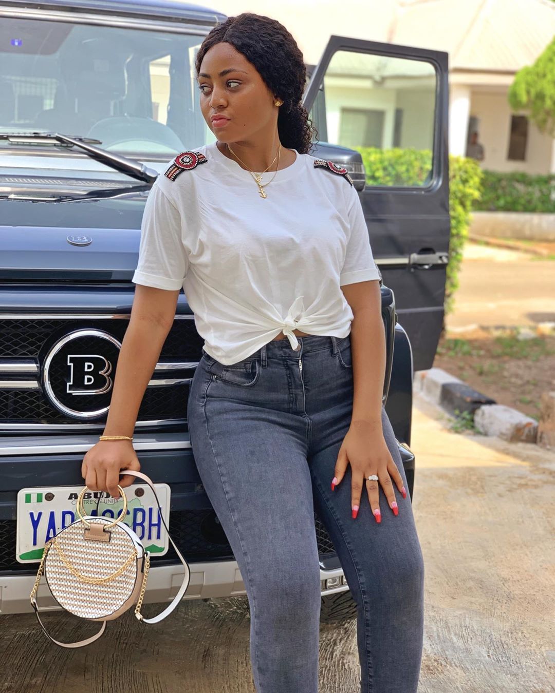 Regina Daniels Buys Mercedes Brabus (3)