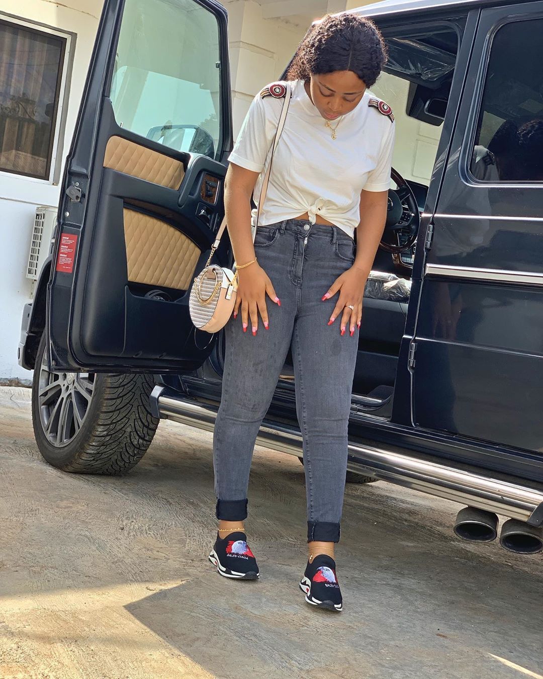 Regina Daniels Buys Mercedes Brabus (6)