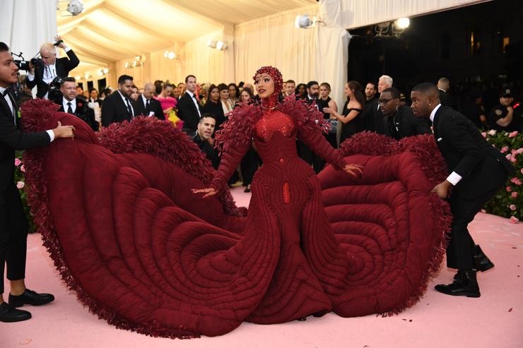 Cardi B Says Her 2019 Met Gala Gown Was Inspired By Feminism (2)