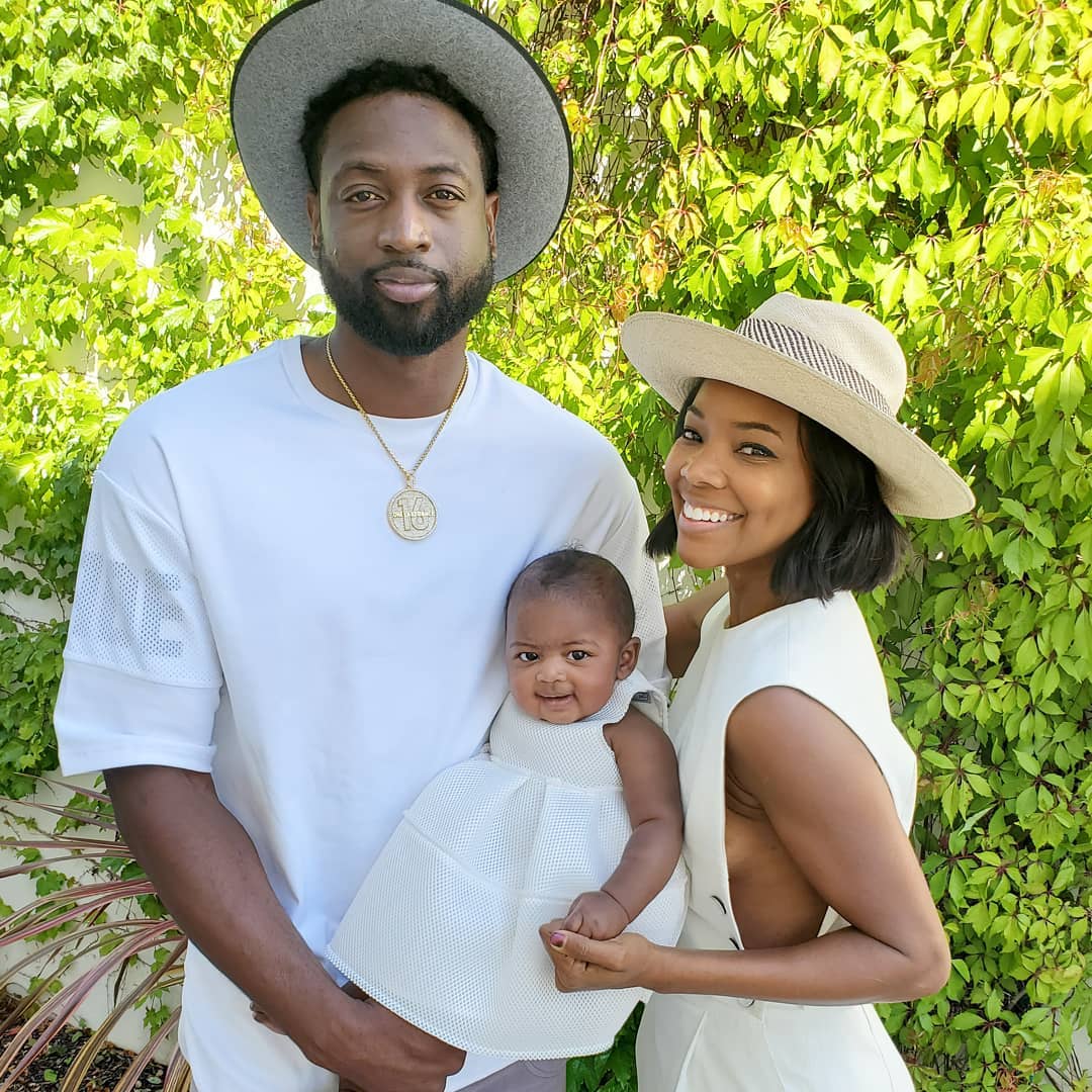 Dwyane Wade Cuddles His Giggling Daughter Kaavia James