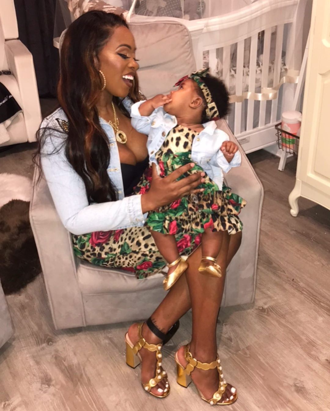 Remy Ma And Daughter MacKenzie Matching Outfits (3)