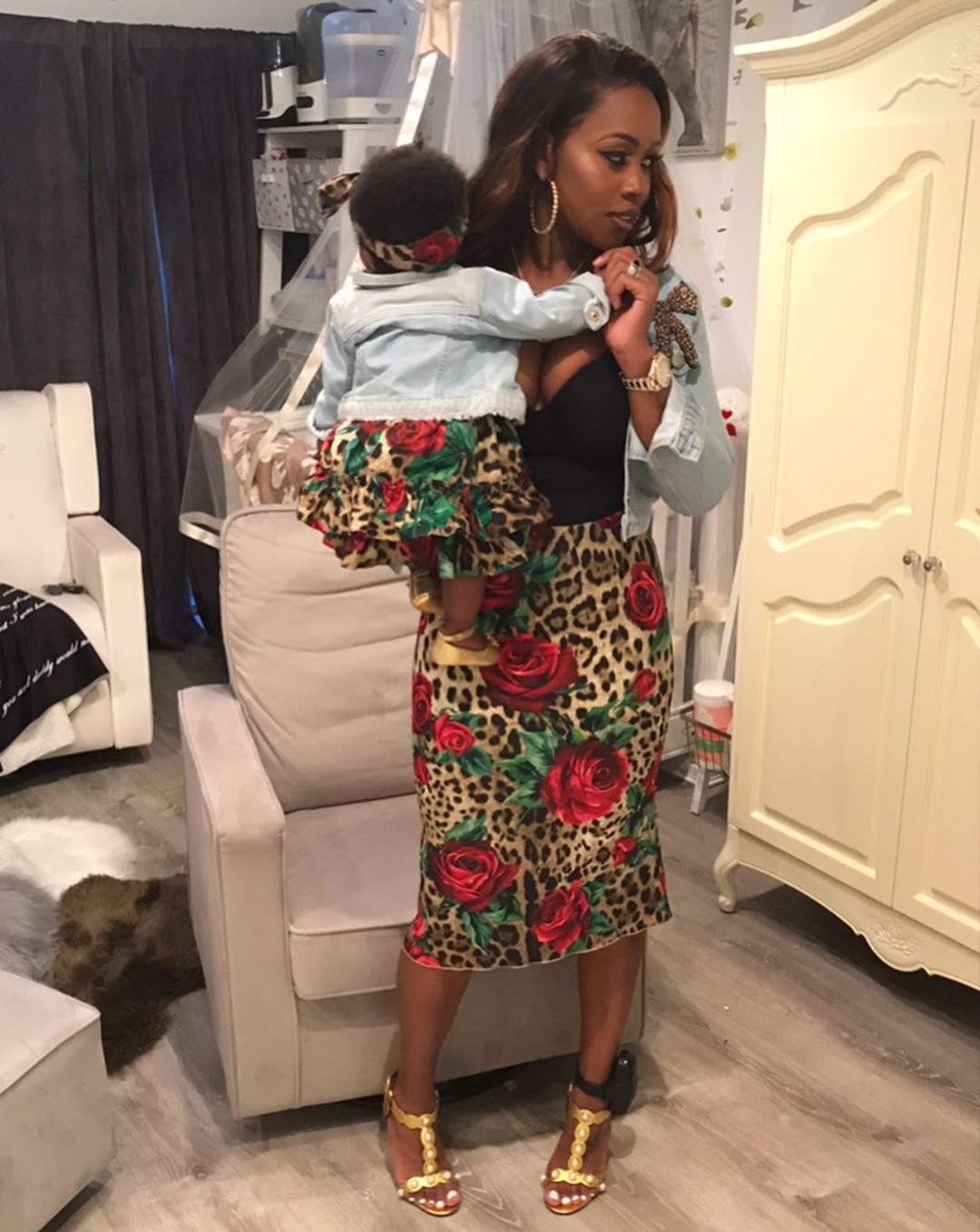 Remy Ma And Daughter MacKenzie Matching Outfits (5)