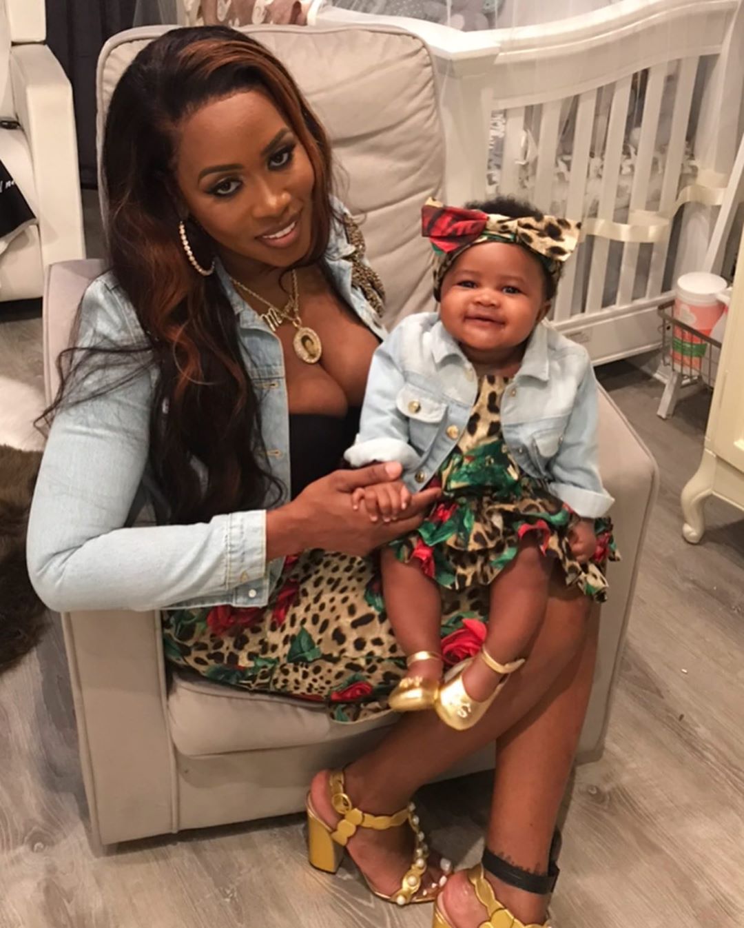 Remy Ma And Daughter MacKenzie Matching Outfits (2)