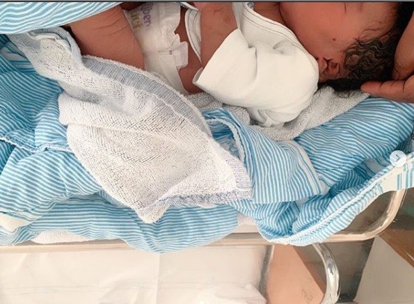 First Photos Of Ruth Kadiri’s Baby Girl (2)