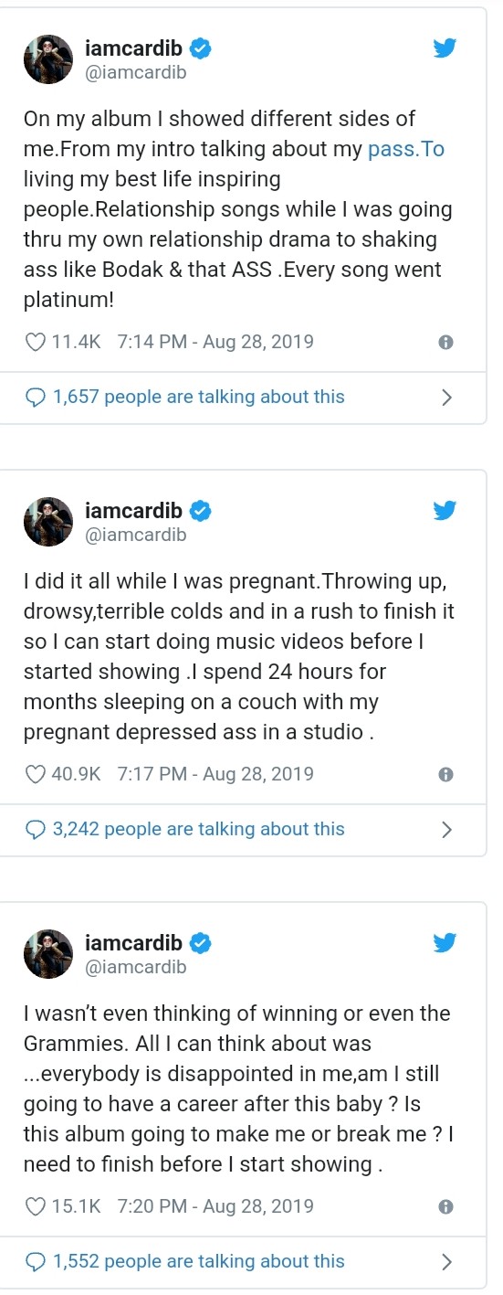 What Nipsey Hussle Told Cardi B After Her Grammy Win (2)