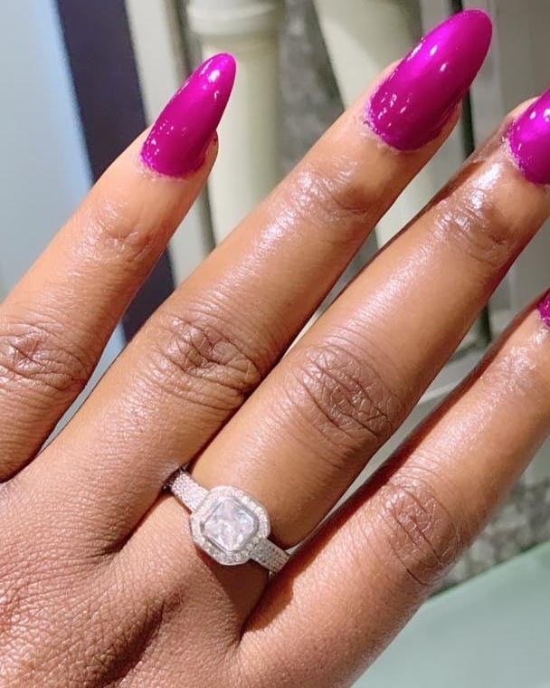 Chizzy Alichi Shows Off Her Engagement Ring (3)