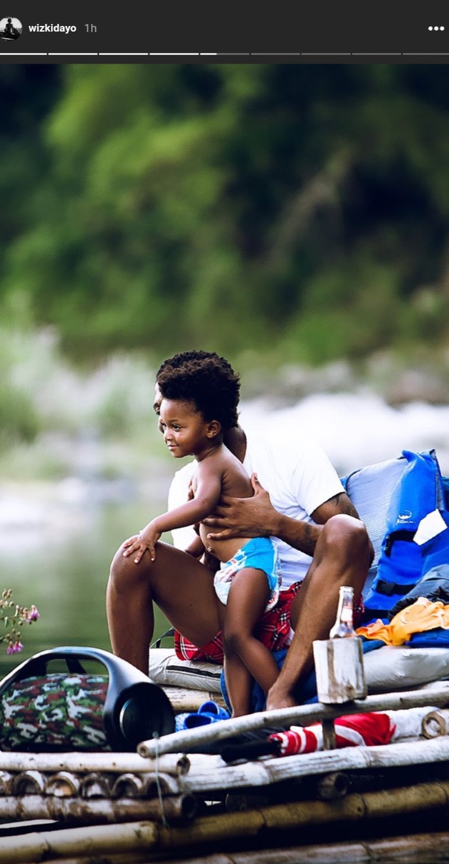 Wizkid And His Son Zion In Jamaica (2)