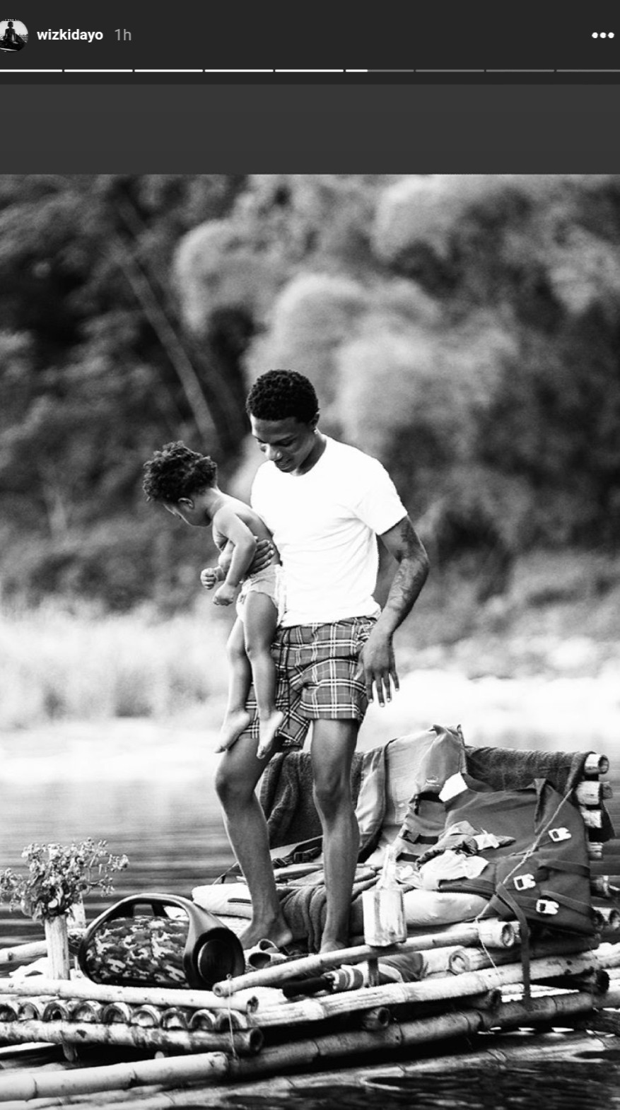 Wizkid And His Son Zion In Jamaica (3)