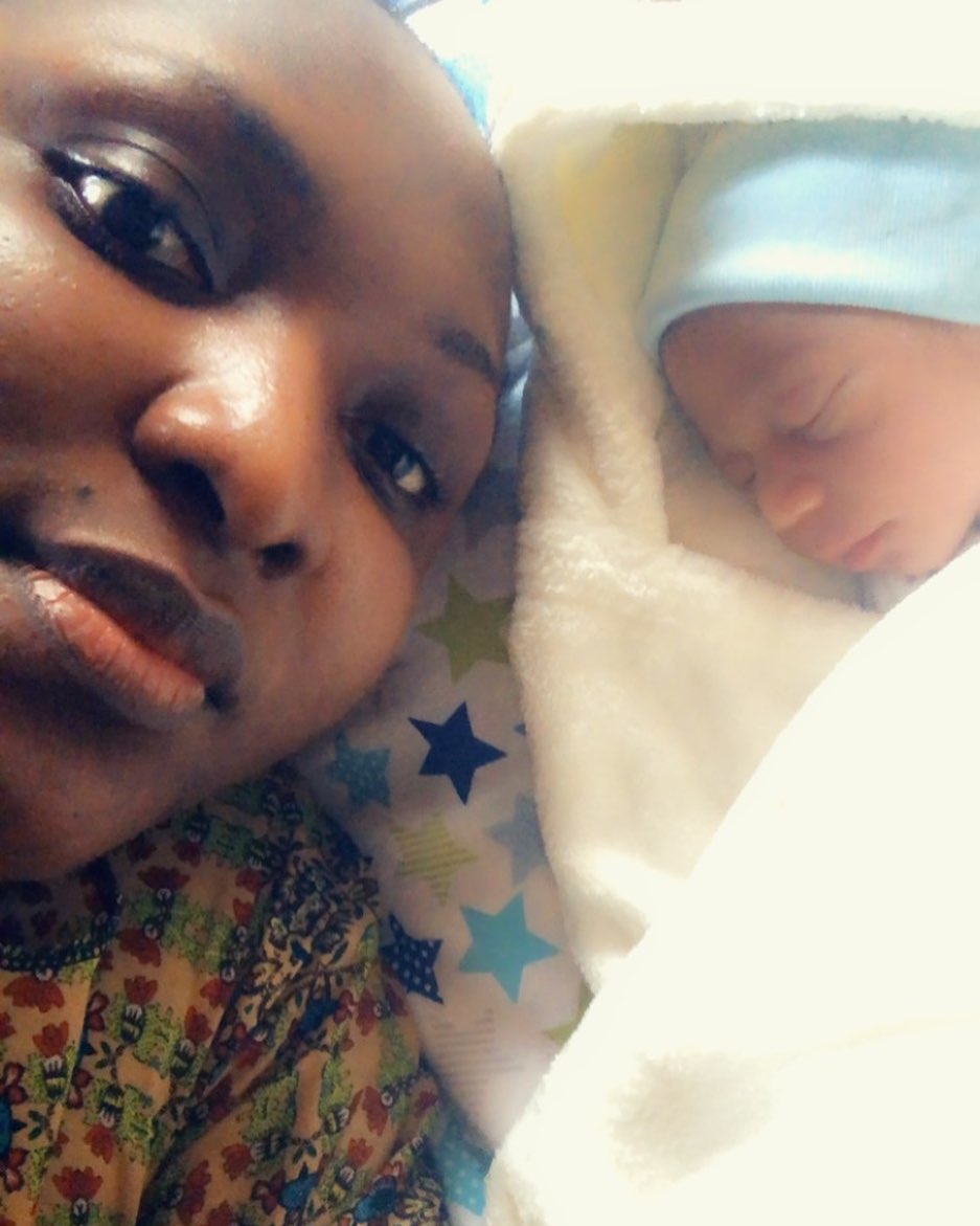 Esther Audu Welcomes Baby Boy (2)