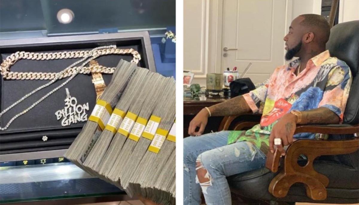 Davido Spends $100K Cash At Ice Box Buying Diamond Rings And Chains (2)