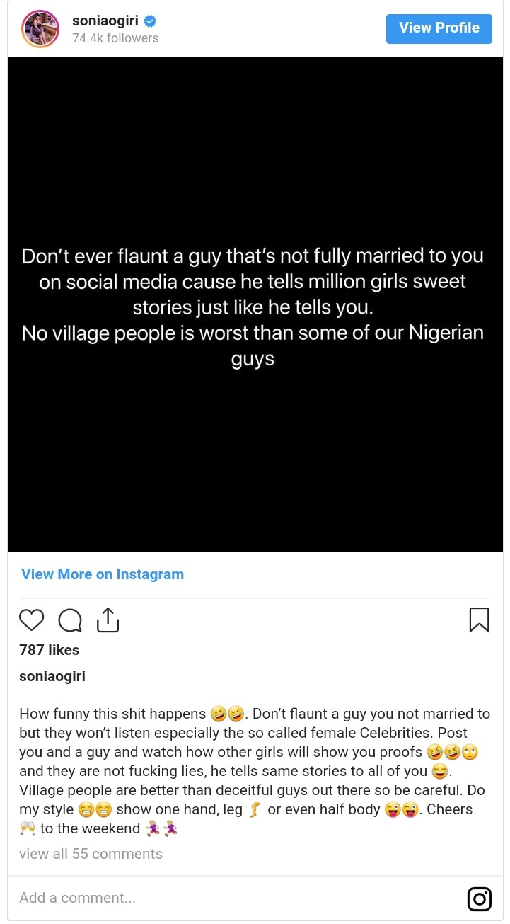 Sonia Ogiri On Flaunting A Guy You Are Not Fully Married To (2)