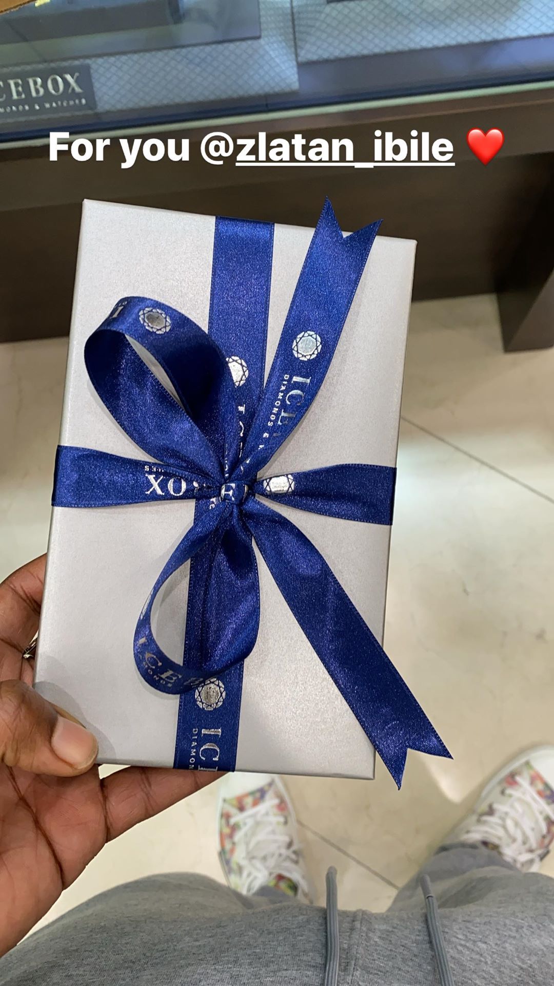 Davido Gift For Zlatan Ibile From Ice Box