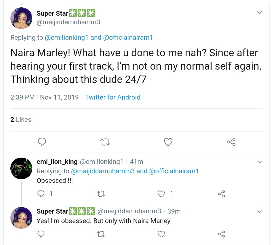 Obsessed Lady Cries Out After Hearing Naira Marley's First Track (2)