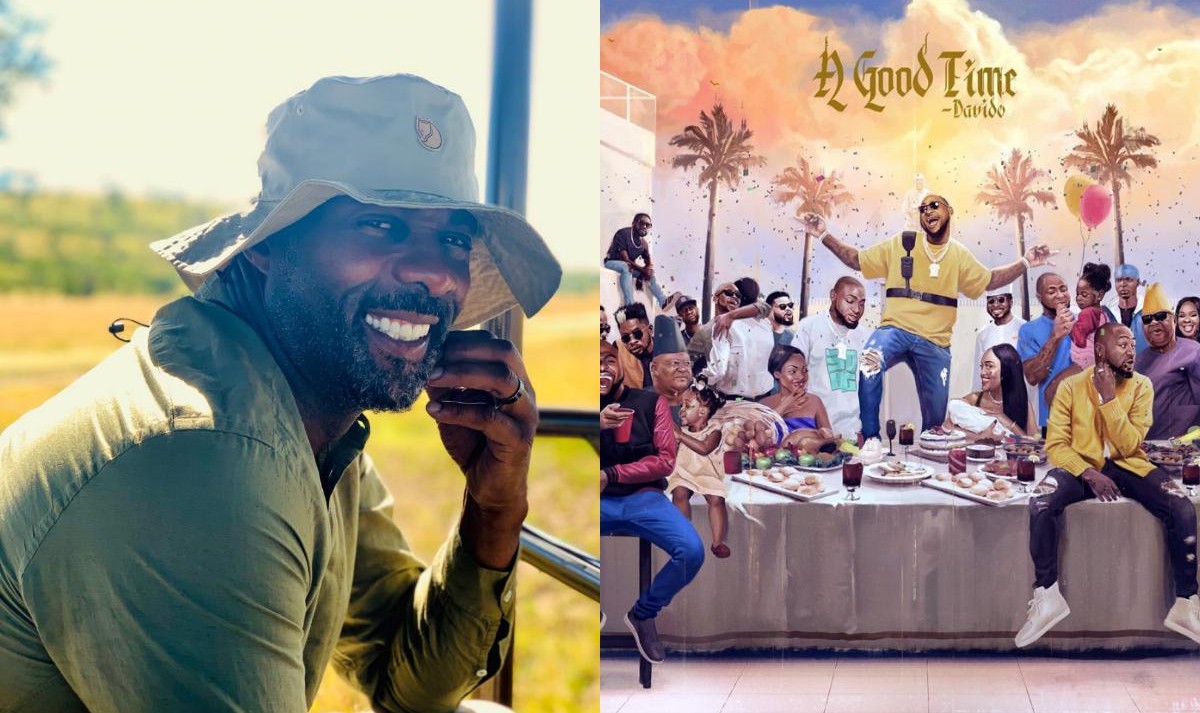 Idris Elba Reacted To Davido’s Album Cover (2)