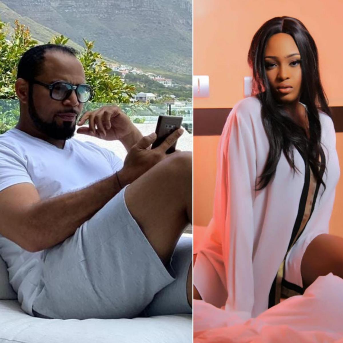 Nneoma Okoro Ramsey Nouah Tension On Set