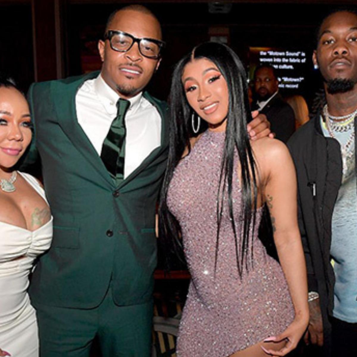 Photo Of T.I. And Tiny With Cardi B In Ghana