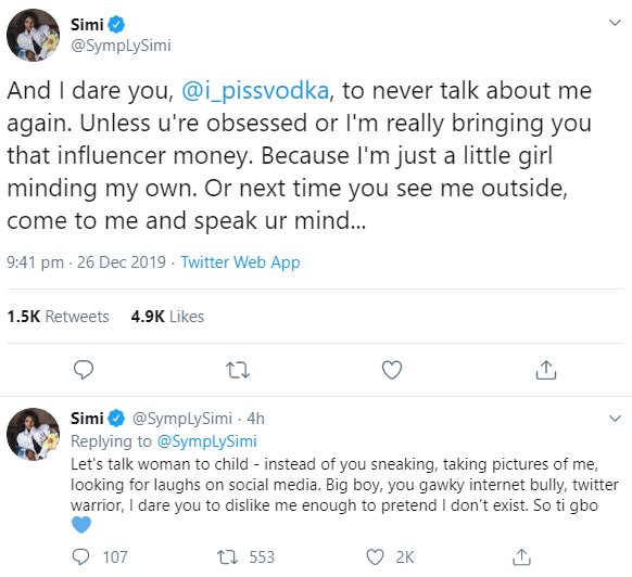 Simi Drags Twitter Cyber Bully Mazi Ibe (2)