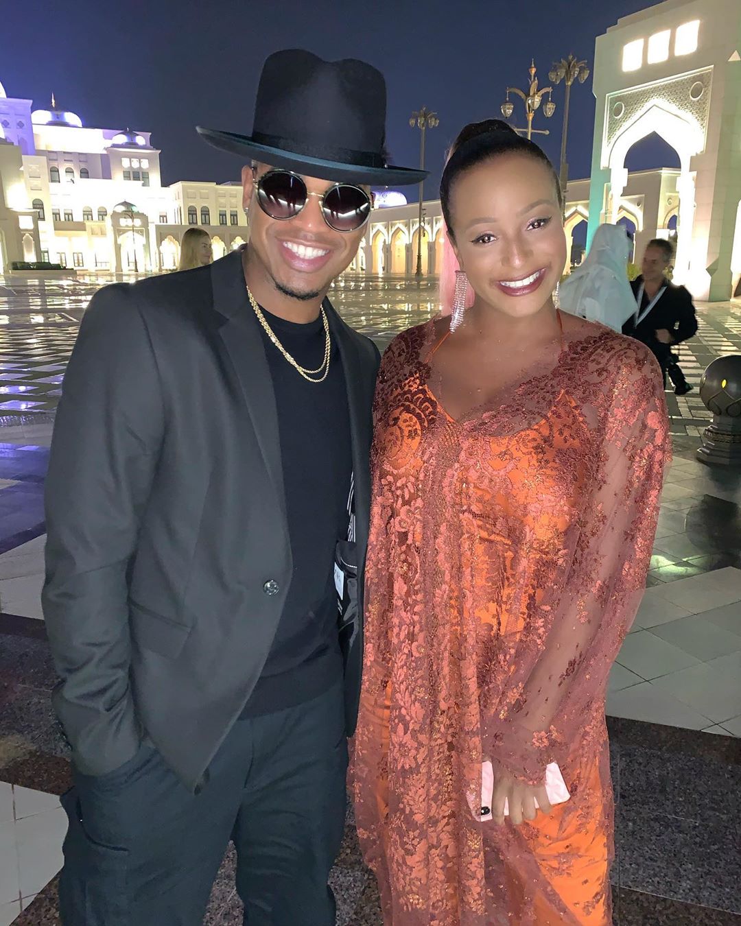 DJ Cuppy Poses With Ne-Yo (2)