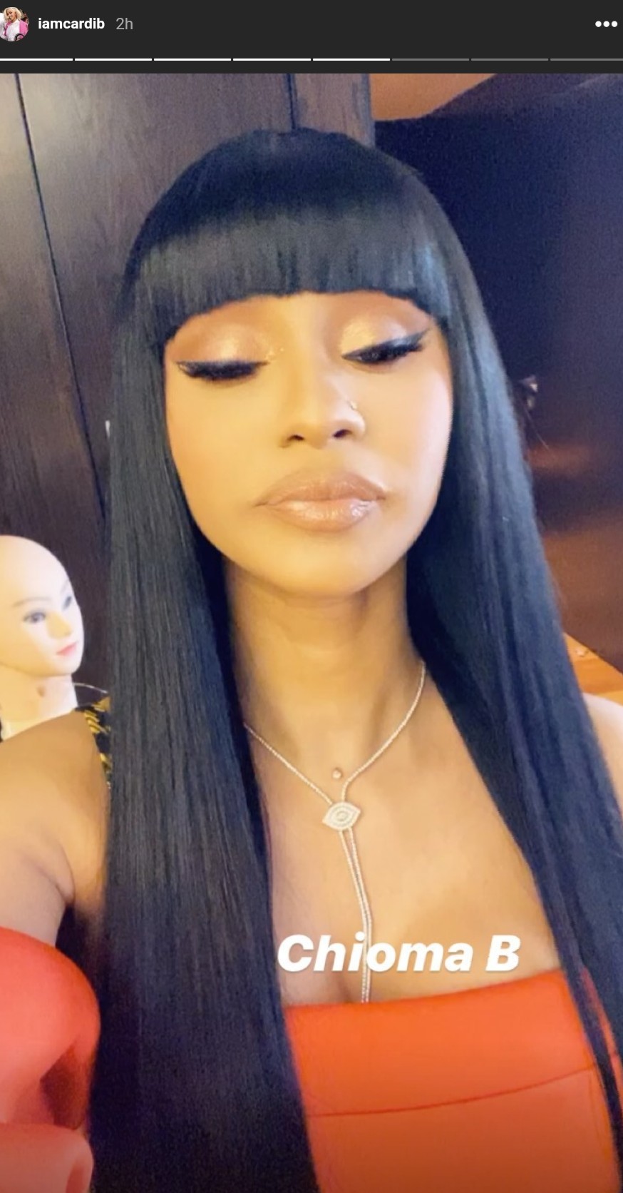 Cardi B Gives Herself Nigerian Name (2)