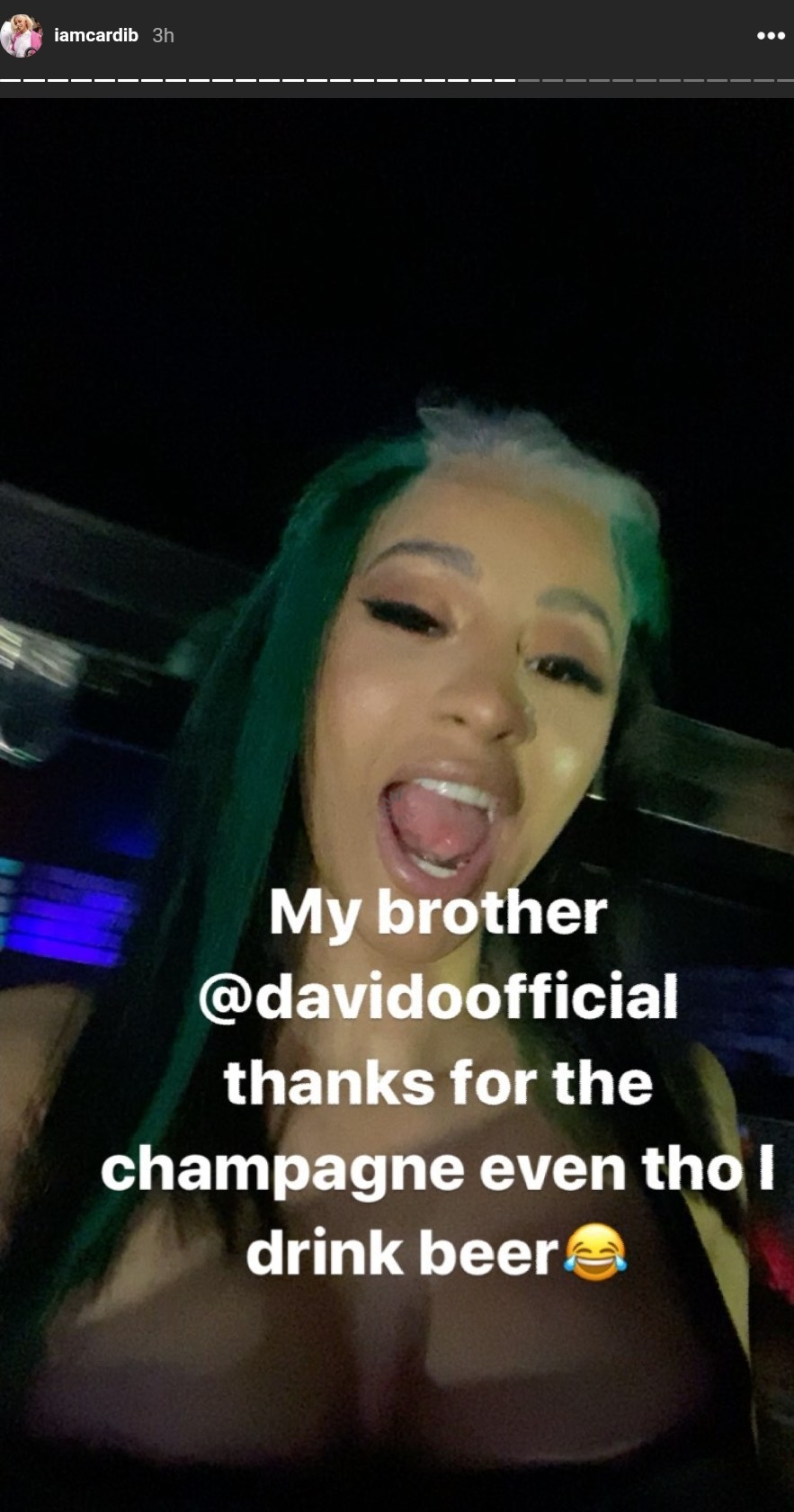 Davido Sends Cardi B Champagne Worth N7M (3)