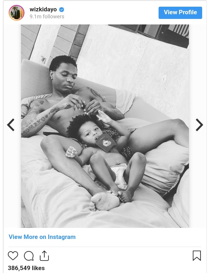 Wizkid And Son Zion Shirtless (2)